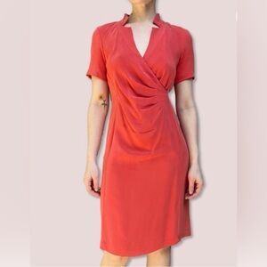 Lafayette 148 Silk Faux Dress Eleonora